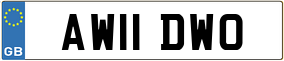 Truck License Plate